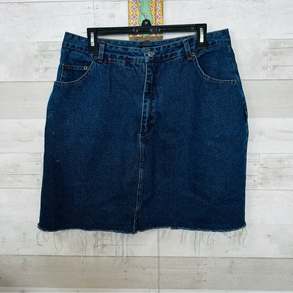 Vintage Dresses & Skirts - Vintage Starwear Jeans Denim Mini Skirt